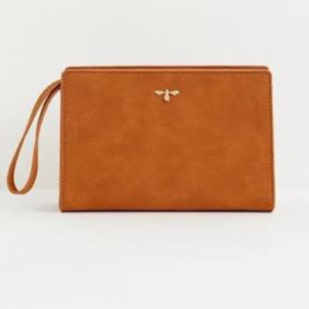 Fable England Tan Vegan Leather Women's Bag